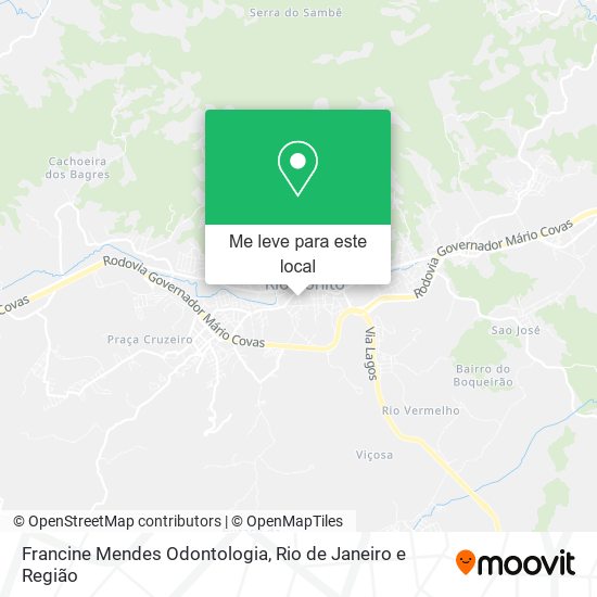 Francine Mendes Odontologia mapa