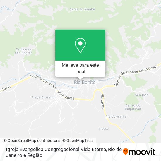 Igreja Evangélica Congregacional Vida Eterna mapa