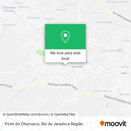 Point do Churrasco mapa
