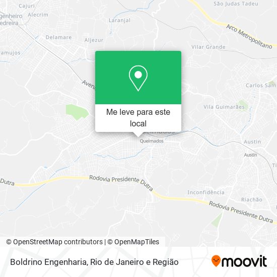 Boldrino Engenharia mapa