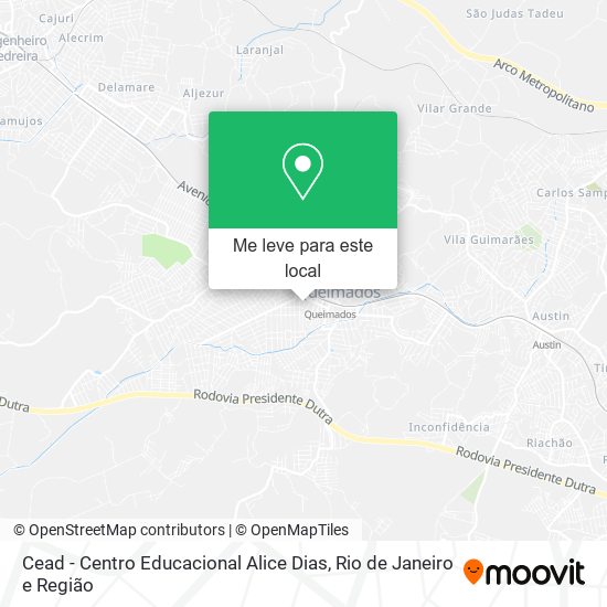 Cead - Centro Educacional Alice Dias mapa