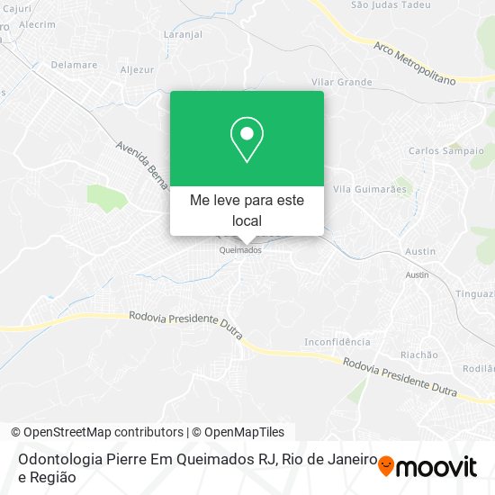 Odontologia Pierre Em Queimados RJ mapa