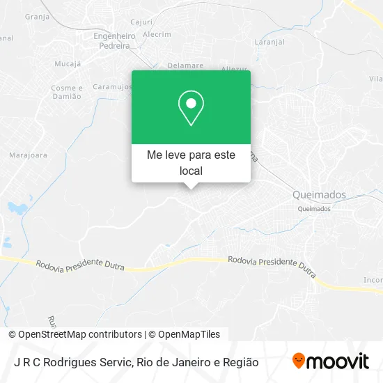 J R C Rodrigues Servic mapa