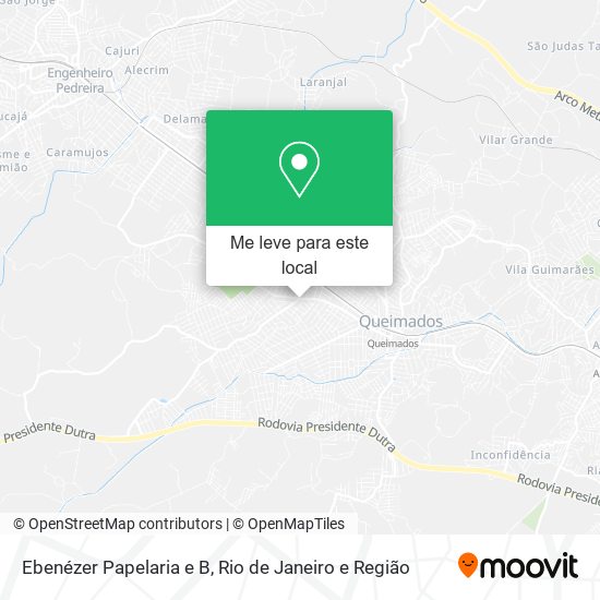 Ebenézer Papelaria e B mapa