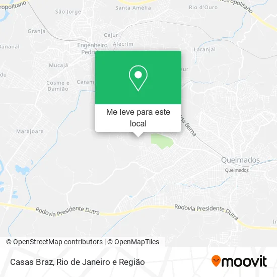 Casas Braz mapa