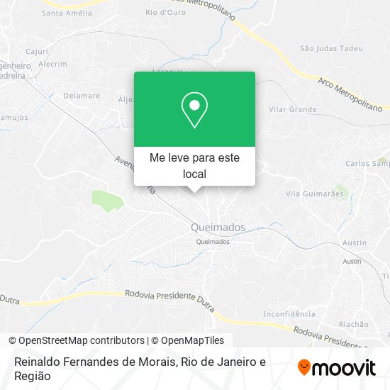 Reinaldo Fernandes de Morais mapa