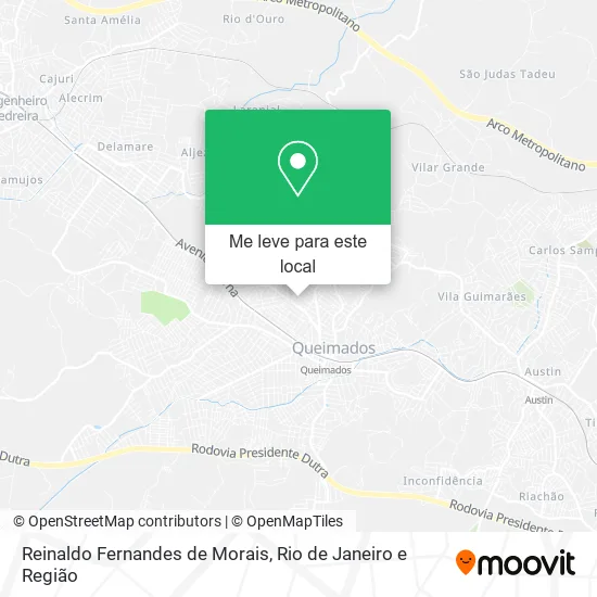Reinaldo Fernandes de Morais mapa