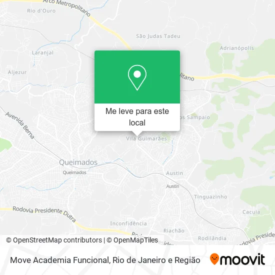 Move Academia Funcional mapa