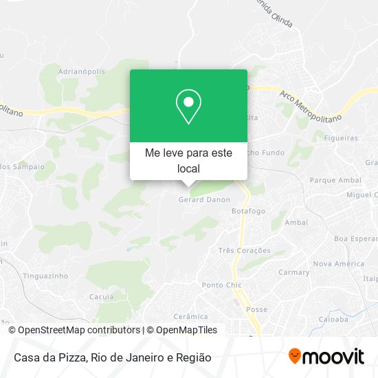 Casa da Pizza mapa