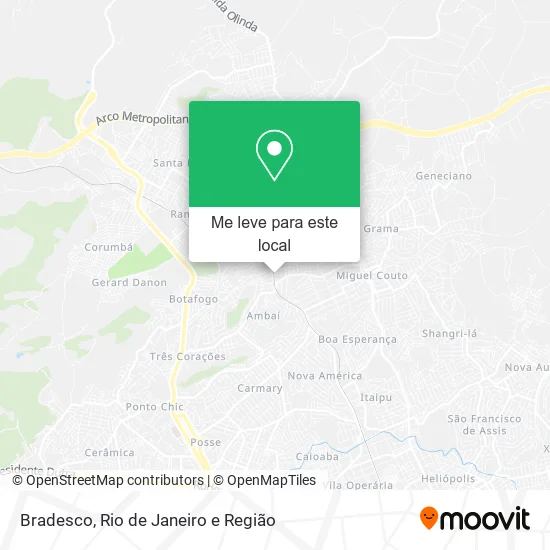 Bradesco mapa