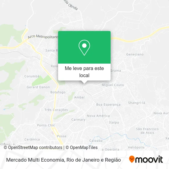 Mercado Multi Economia mapa