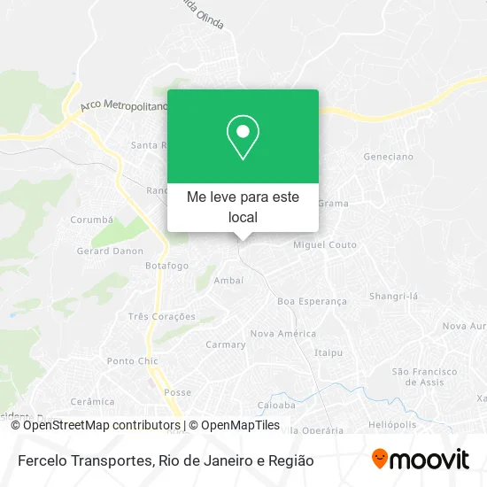 Fercelo Transportes mapa
