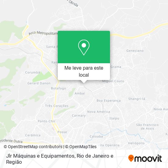 Jlr Máquinas e Equipamentos mapa