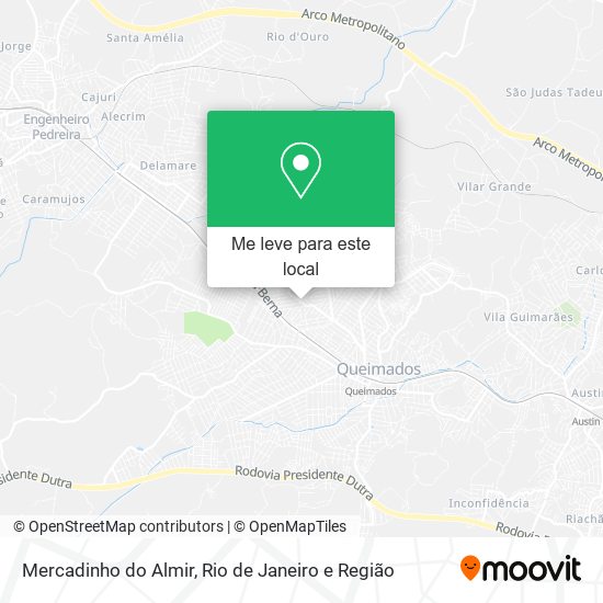 Mercadinho do Almir mapa