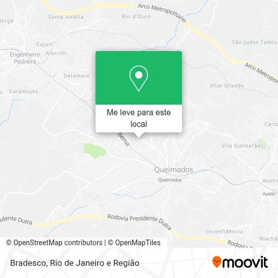 Bradesco mapa