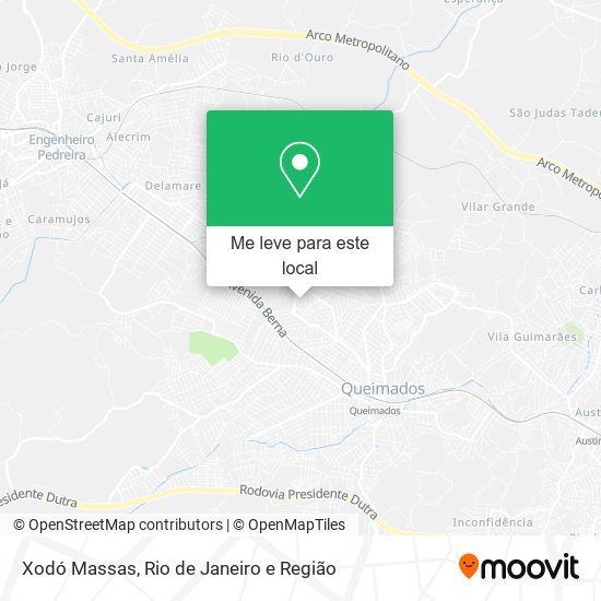 Xodó Massas mapa