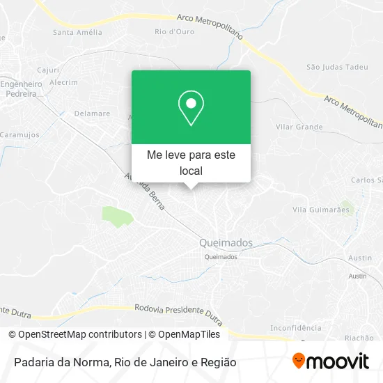 Padaria da Norma mapa