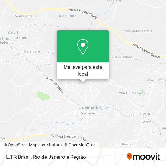 L.T.R Brasil mapa