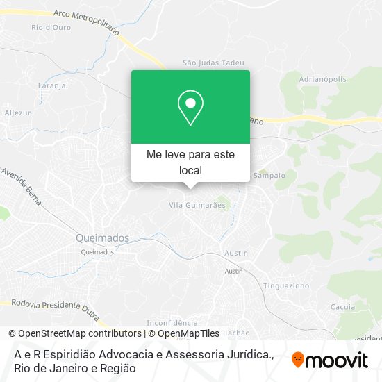 A e R Espiridião Advocacia e Assessoria Jurídica. mapa