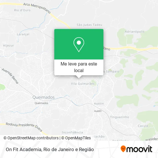 On Fit Academia mapa