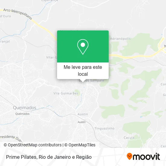 Prime Pilates mapa