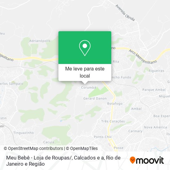 Meu Bebê - Loja de Roupas / , Calcados e a mapa