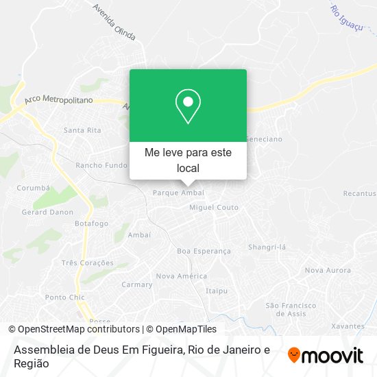 Assembleia de Deus Em Figueira mapa