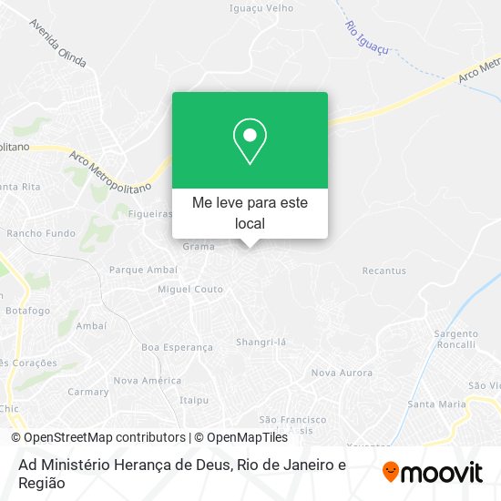 Ad Ministério Herança de Deus mapa