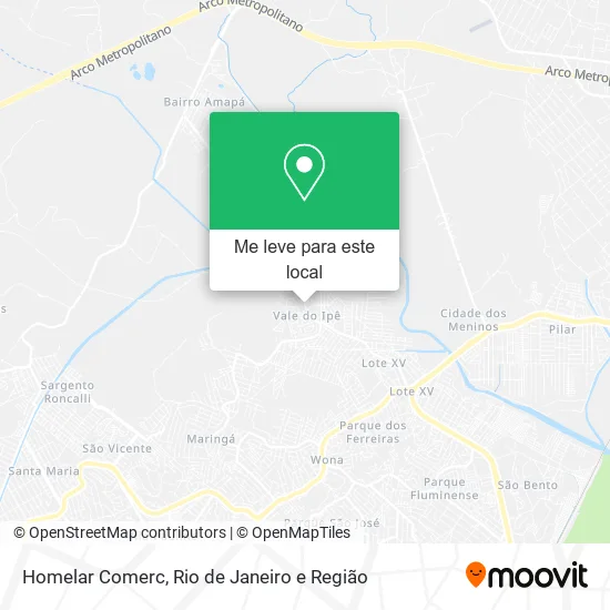Homelar Comerc mapa