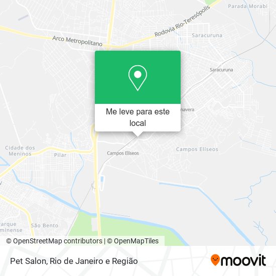 Pet Salon mapa