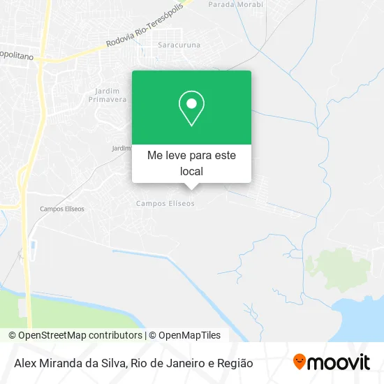 Alex Miranda da Silva mapa