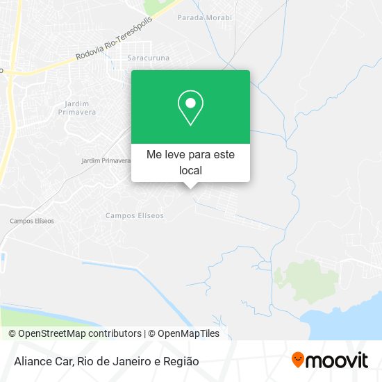 Aliance Car mapa