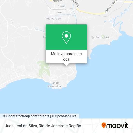 Juan Leal da Silva mapa