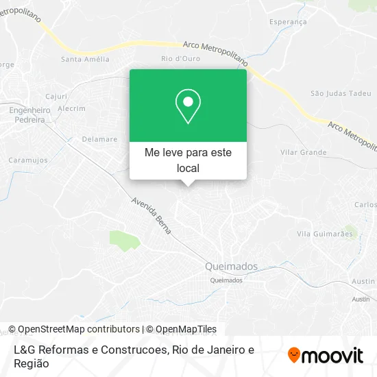 L&G Reformas e Construcoes mapa