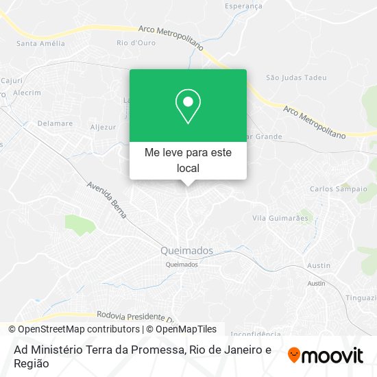 Ad Ministério Terra da Promessa mapa