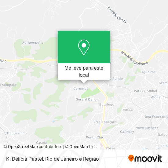 Ki Delícia Pastel mapa