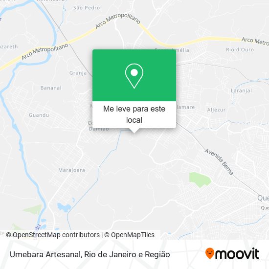 Umebara Artesanal mapa