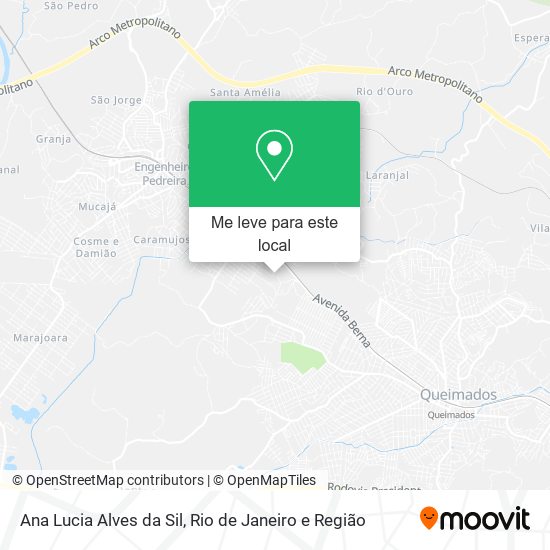 Ana Lucia Alves da Sil mapa