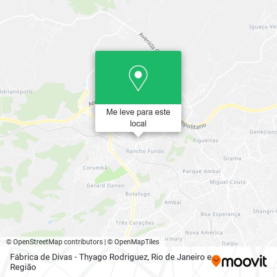 Fábrica de Divas - Thyago Rodriguez mapa