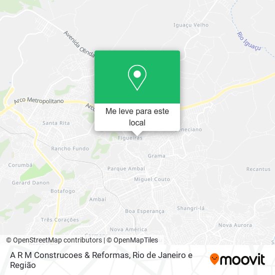 A R M Construcoes & Reformas mapa