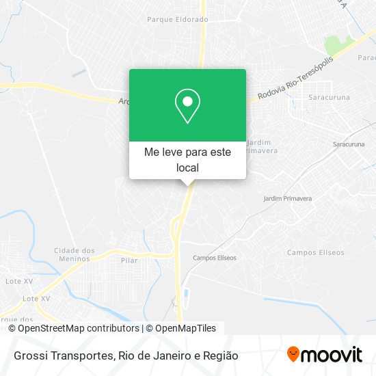 Grossi Transportes mapa