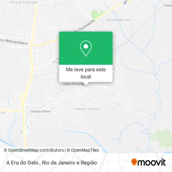 A Era do Gelo. mapa