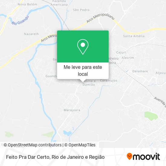 Feito Pra Dar Certo mapa