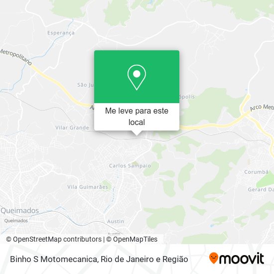 Binho S Motomecanica mapa