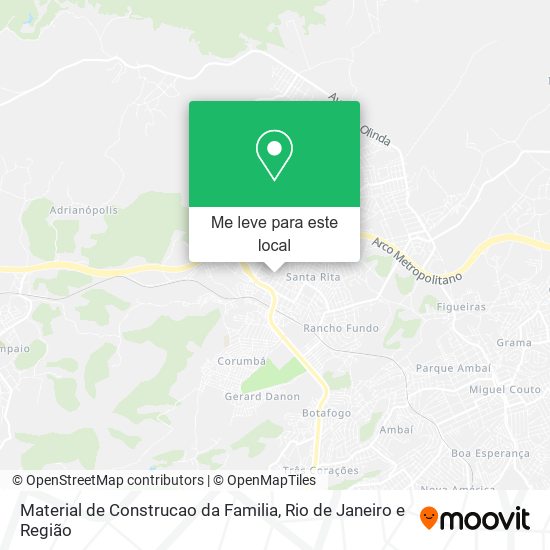 Material de Construcao da Familia mapa