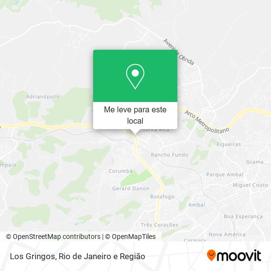 Los Gringos mapa