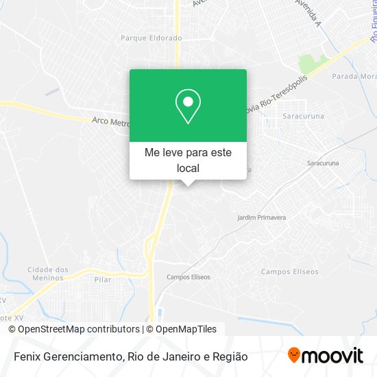 Fenix Gerenciamento mapa