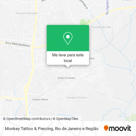 Monkey Tattoo & Piercing mapa
