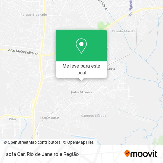 sofá Car mapa