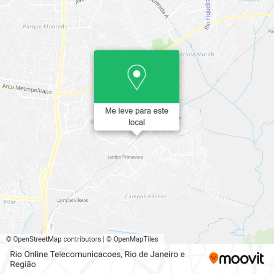 Rio Online Telecomunicacoes mapa